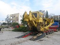 Autotransport of heavy bulldozer from Varna to Sofia, Bulgaria