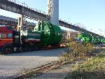 Transport of oversized reactors  from factory in Bulgaria to Varna Port